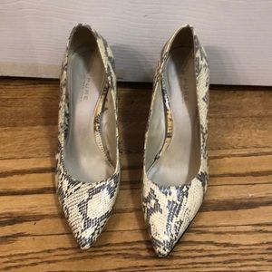 Size 9 snake skin heels